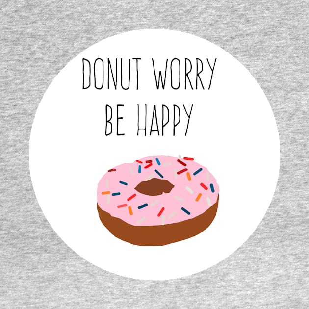 donut worry be happy by victoriaarden